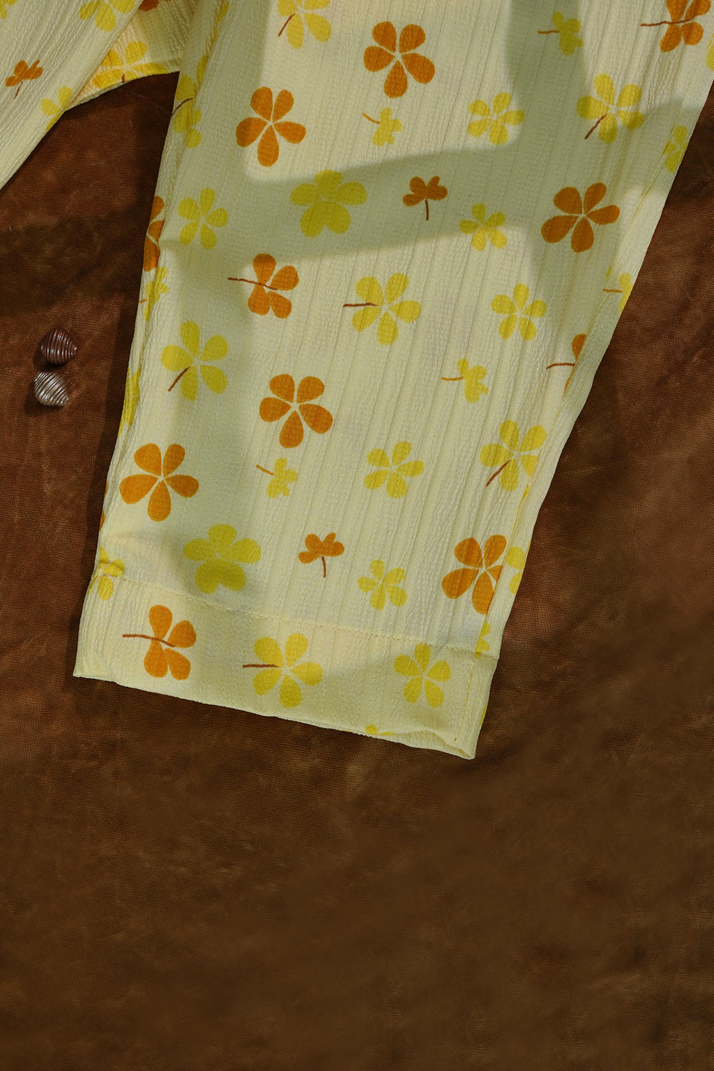 Yellow Flower Co-Ord Set