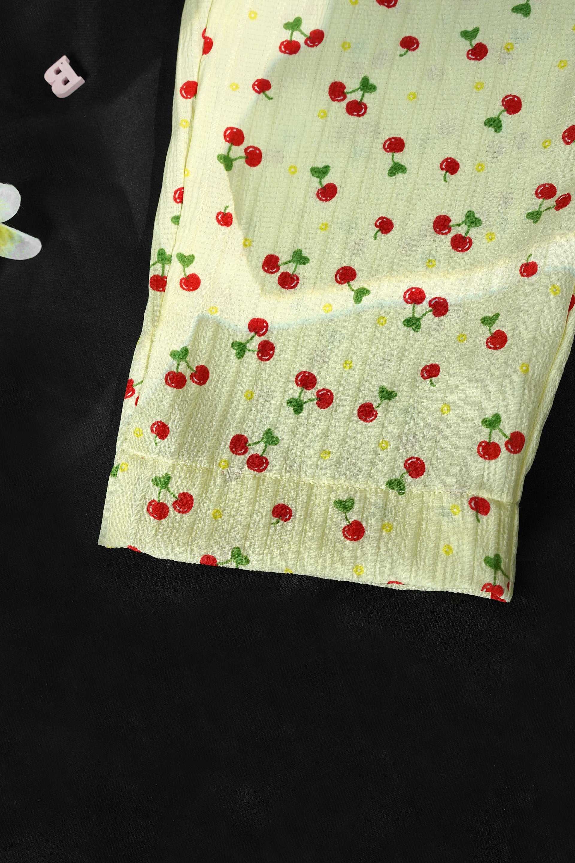 Yellow Cherry Co-Ord Set