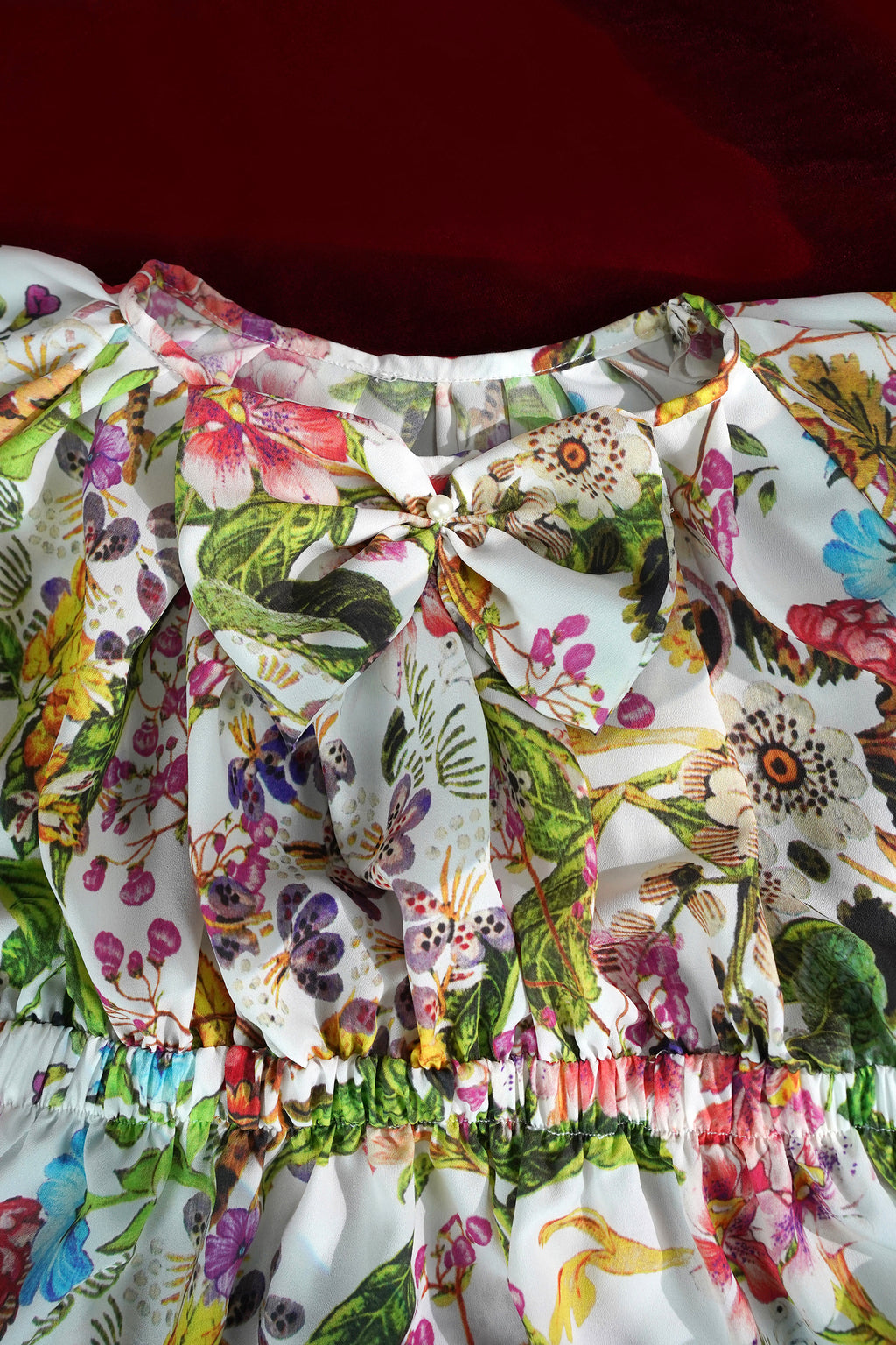 Noori Rainbow Chiffon Frock