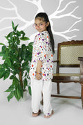 Noori Polka Embroidered Shirt Set