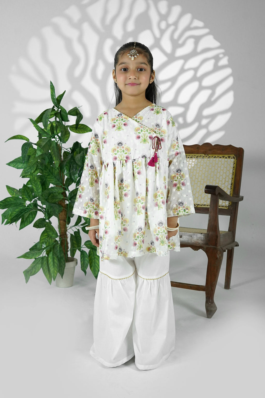 Noori Gul Angrakha Garara Set