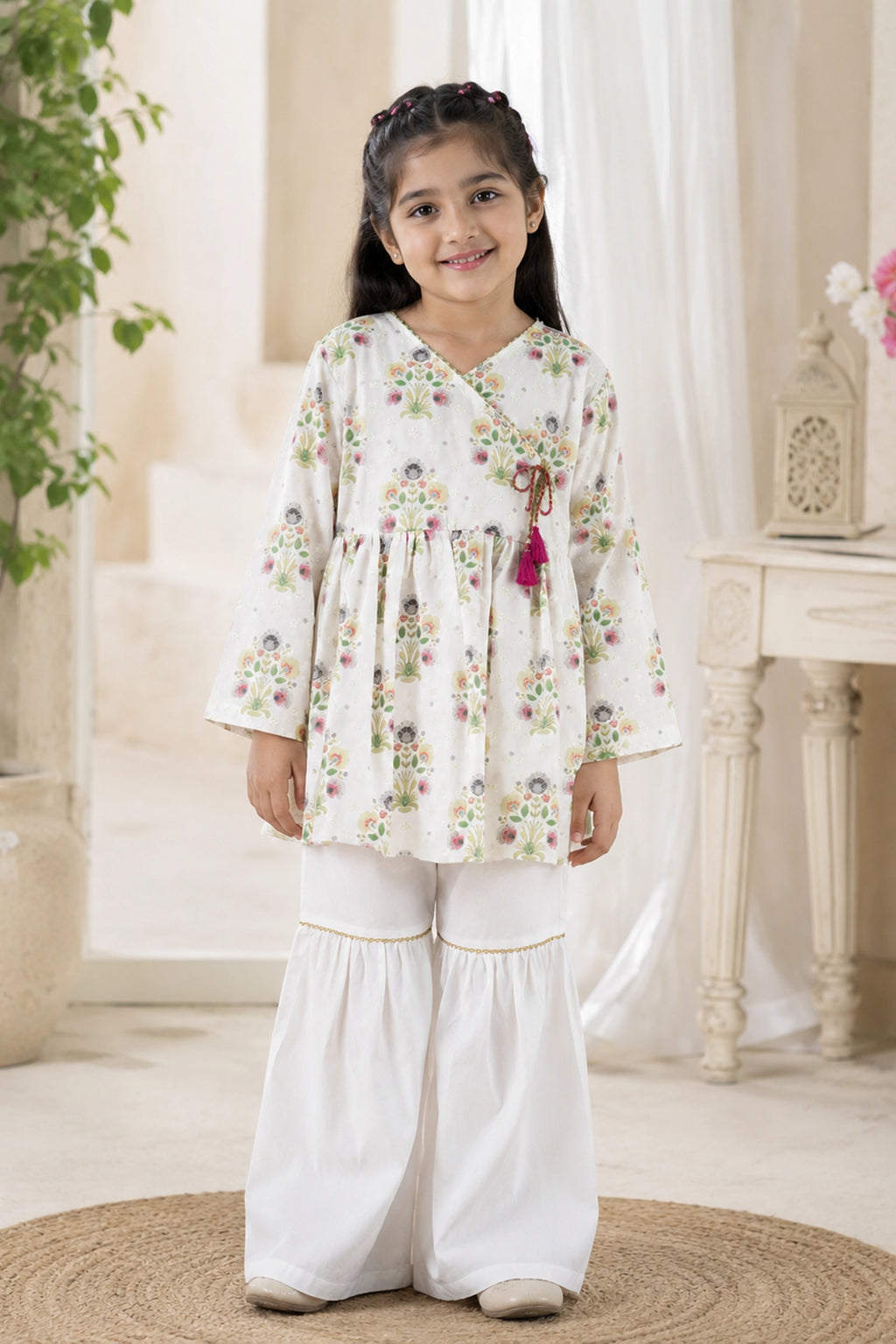 Noori Gul Angrakha Garara Set