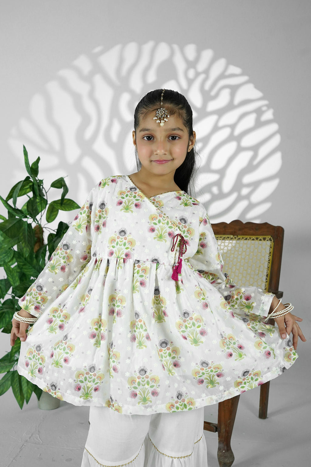 Noori Gul Angrakha Garara Set