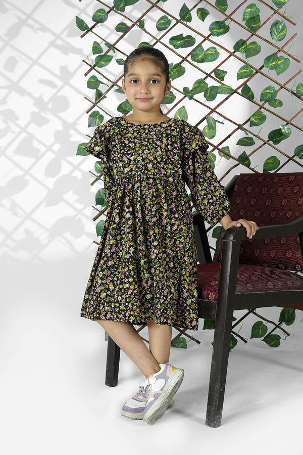Noori Midnight Bloom Georgette Frock