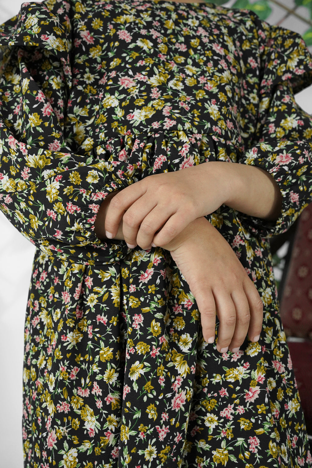 Noori Midnight Bloom Georgette Frock