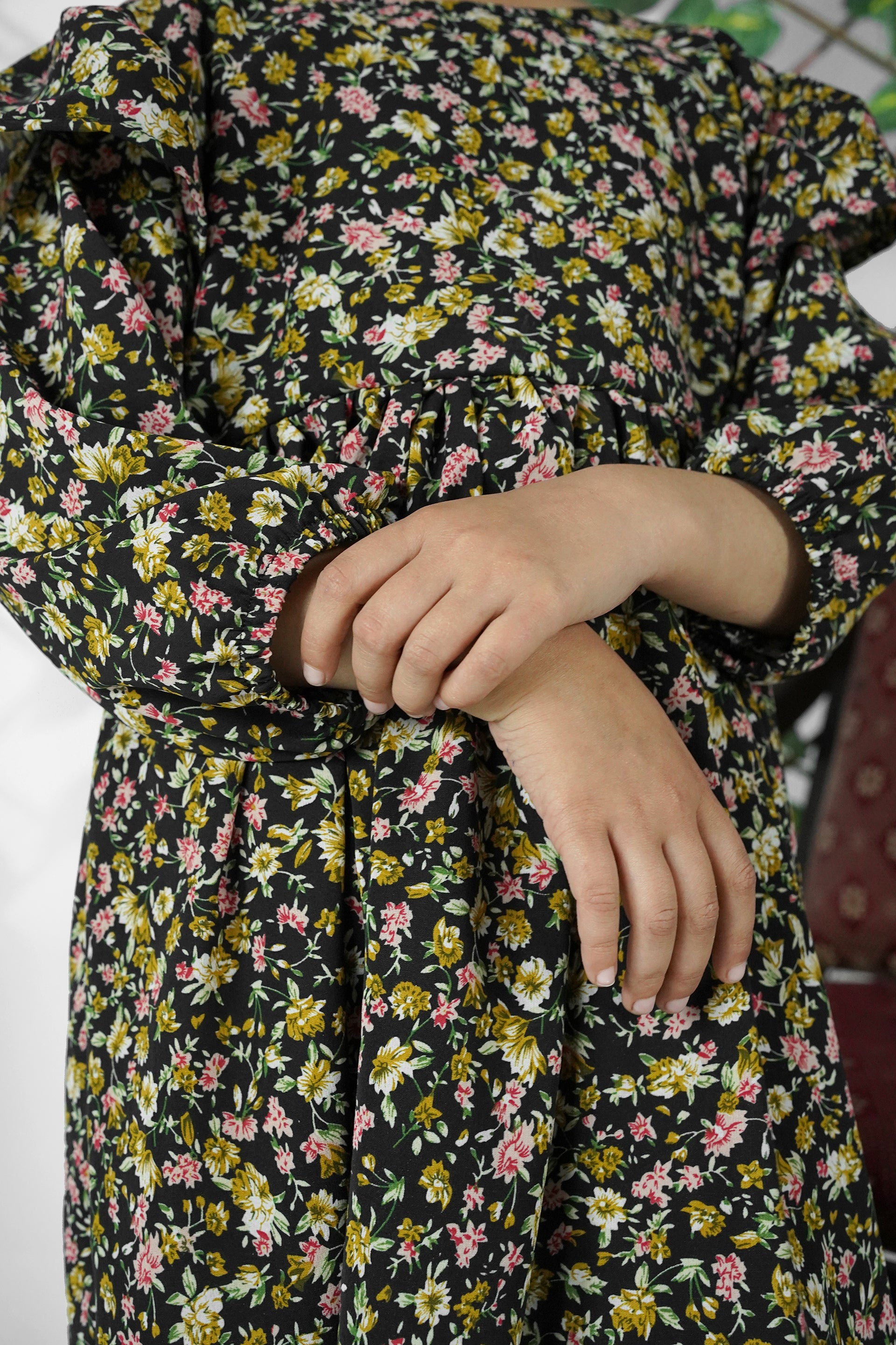 Noori Midnight Bloom Georgette Frock